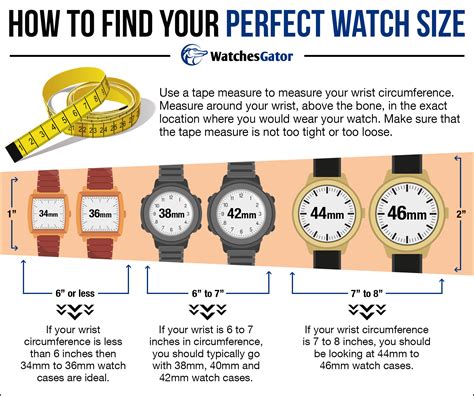 perfect watch dial size
